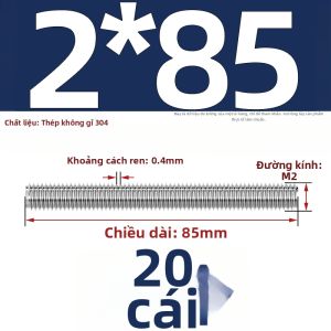 TIANZHUOJINSHU | Thanh ren thép không gỉ 304 24mm