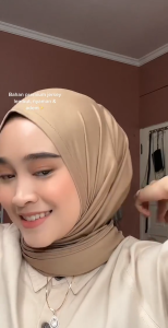 Segitiga Instan Jersey Non Pet - Anti Tembem Jersey Premium / Hijab Instan langsung pakai / Hijab instan segitiga oval