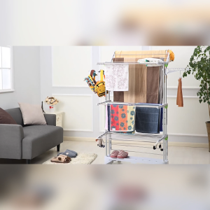 (JIJI.SG) GAIN Foldable Clothes Rack /Drying Rack /Sturdy  / Clothes Hanger / Laundry Rack