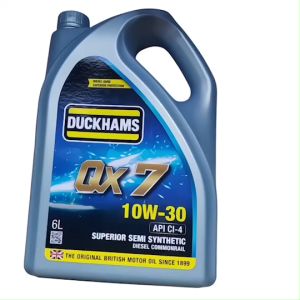 น้ำมันเครื่องยนต์ดีเซลคอมมอนเรล DUCKHAMS QX7 SAE 10W-30 ขนาด6ลิตรแถม1ลิตร