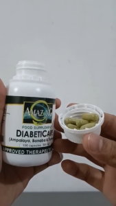 Ampalaya Banaba and Turmeric Capsules - Amazing Food Supplement (DiabetiCare) 500mg Capsule Bottle of 100│FDA Registered│EXPIRY: May 2027