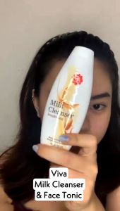 VIVA Milk Cleanser dan Face Tonic 100mL Air Mawar ( susu pembersih toner penyegar ) (BPOM)