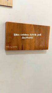 TERMURAH....... Frame Saklar Lampu Kayu Frame Saklar