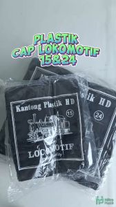 Kantong Plastik Cap Locomotif Uk 15 & 24 / Kresek Packing Daur Ulang