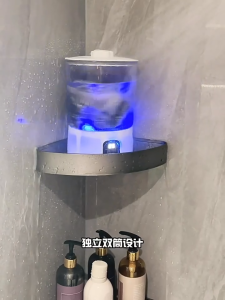 เครื่องซักผ้าเล็ก 2L 6000mah ไอออนเงิน กำจัดแบคทีเรียด้วยแสงสีฟ้า ทำความสะอาดคราบเลือด การไหลน้ำแยกชั้นย้อนกลับ ซักมือเลียนแบบ โหมดตั้งเวลา3ระดั ถอดออกได้ เครื่องซักผ้ามินิไร้สาย washing machine พกง่าย ใช้งานง่าย เหมาะสำหรับชุดชั้นใน ถุงเท้า และของใช้เล