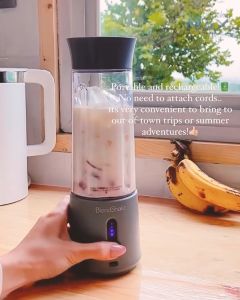 Authentic BLENDSHAKE MAX USB-C Water Resistant 6 Stainless Steel Blades with WARRANTY Original BlendShake Portable Blender 500ml Smoothie Maker Fruit Juicer Ice Crusher Personal Blender