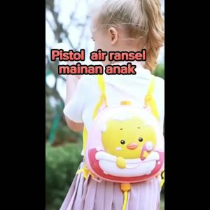 ANK-01 Backpack Water Gun Toys: Mainan Pistol Air Ransel Anak Untuk Hadiah Kado Ulang Tahun