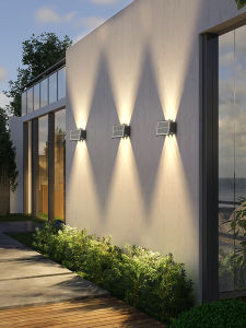 MARTINI | Solar Waterproof Dual-head Outdoor Wall Light