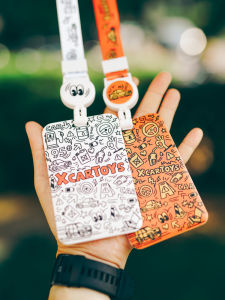 Universal Work ID Card Lanyard Cartoon Anime Pendant Keychain School Badge Lanyard Trung Quốc Đại Lục Quà Tặng Đồ Chơi