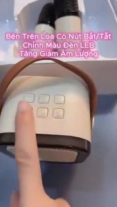 ( LOA KÈM 2 MIC ) Loa Bluetooth Karaoke Mini K12 - Loa Kèm Mic Hát Không Dây Nhọ Gọn Âm Thanh Sống Động Điều Chỉnh Giọng Hát - HÀNG HOT 2024