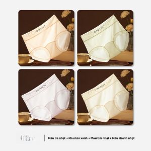 MiiOW | Quần lót cotton Ice Silk cho nữ thoải mái thoáng khí mỏng không để lại dấu vết không bó sát quần tam giác cho nữ
