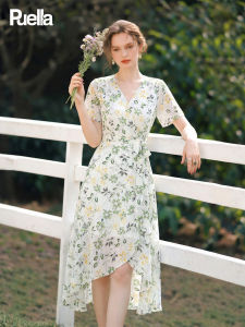 puella | Short Friendly Summer Dress French Style Flower