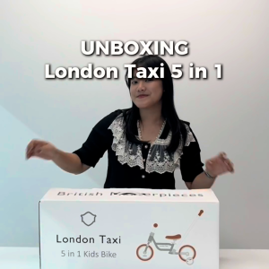 London Taxi 5in1 Kids Bicycle - Sepeda Anak Roda Tiga/Sepeda Dorong Anak/Balance Bike