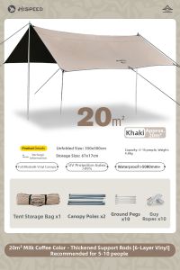 QISU | Sunproof & Waterproof Portable Shade Tent