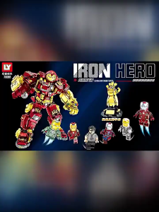 JZ 2700 ชิ้น + Iron Heroes บล็อกตัวเลขการกระทํา Mark Building ชุด Buster Mech DIY อิฐของเล่นสะสมสําหรับชายผู้ใหญ่เด็กของขวัญ