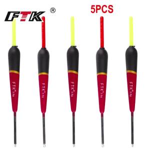 FTK 5 Phao Câu Cá Gói 14.5-16.5Cm 1G-3G Barguzinsky Linh Sam Dọc Phao Bobber Cho Cá Chép Câu Phụ Kiện