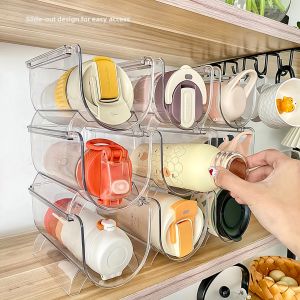 YOULE | Large Capacity Multi-layer Dustproof Transparent Storage Rack