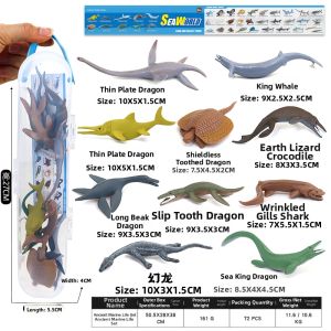 Ocean Simulation Whale and Dolphin Models Educational Toy