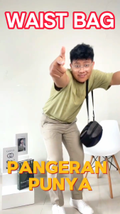 Tas Selempang Besar Pria Multifungsi Waistbag Slingbag Pinggang Premium Kuat Awet UTR 128