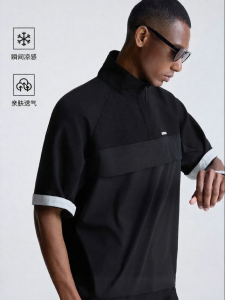 BODYDREAM | Cooling Polo Sport T-Shirt Five-fifths Sleeves