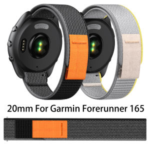 20mm Quick Release Nylon Strap For Garmin Forerunner 165 Music band For Garmin Vivoactive 3 5 Venu SQ 2 Bracelet Watchbands