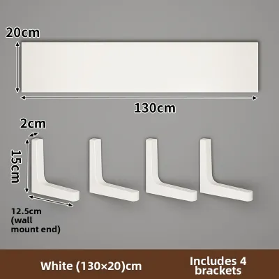 evesigar | Wall Mounted No Drilling Floating Shelf Wooden