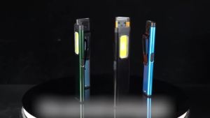 Đèn Pin LED COB Di Động Có Đuôi Từ Tính Sạc USB Hợp Kim Nhôm Cầm Tay Dùng Cho Công Việc Ngoài Trời Đi Bộ Đường Dài Cắm Trại