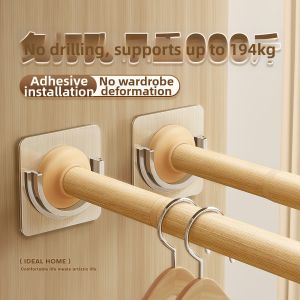 Non-drilling Adjustable Closet Rod