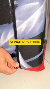 Sarung Busa Resleting Ukuran 200x200 Tebal 202530cm - Sprei Resleting Kasur Busa Jumbo