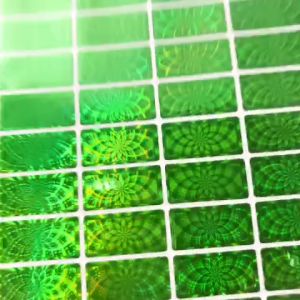 Tem chống giả hologram màu xanh lá 1x2cm combo 1.000c