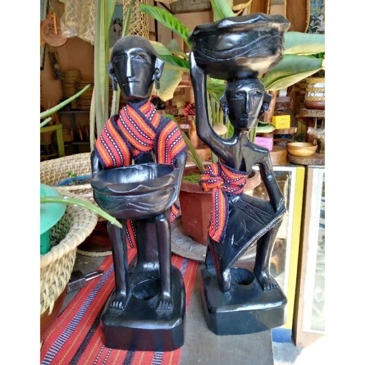 RICE GOD AND RICE GODDESS/BULUL/IFUGAO FIGURINES | Lazada PH