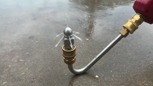 Đầu phun thép 5000PSI cho máy rửa cống thông tắc siêu mạnh bền không gỉ