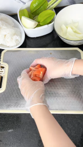 [ Combo 2 Hộp ] 200 cái Găng Tay Vinyl TTN GLOVES  Không Bột - Siêu Dai Khó Rách - Dùng Cho Nấu Ăn Làm Bếp Spa Thẩm Mỹ