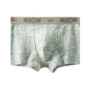 MiiOW | กางเกงบ็อกเซอร์ชายผ้าฝ้ายแท้ MiiOW 2025 กางเกงบ็อกเซอร์ทรงสี่เหลี่ยมป้องกันแบคทีเรียไซส์ใหญ่สำหรับเยาวชนและวัยรุ่น