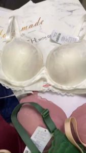 Áo ngực áo lót không gọng ren mút dày cài 3 lovely - ALKG3114