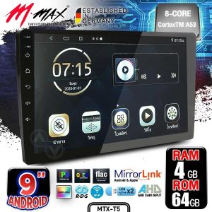 Audioadvance จอวิทยุติดรถยนต์ จอQLED จอแอนดรอยด์ จอ9นิ้ว RAM4 ROM64  M-Max MTX-T5 สเป็คเทพ สัมผัสลื่นไหล รองรับกล้อง 360° ภาพคมชัด จอดีไซน์สวย จอแอนดรอยด์ ติดรถยนต์ จอแอนดรอยด์รถยนต์ - Lazada