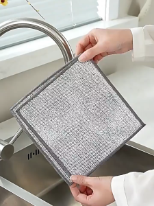 COLOGO 🥇 Multifunctional Non-Scratch Wire Dishcloth Multipurpose Wire Dishwashing Rags