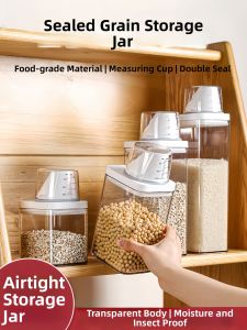 COLORFUL SUMMER DRESS | Food-Grade Transparent Moisture and Insect Resistant Kitchen Storage Container