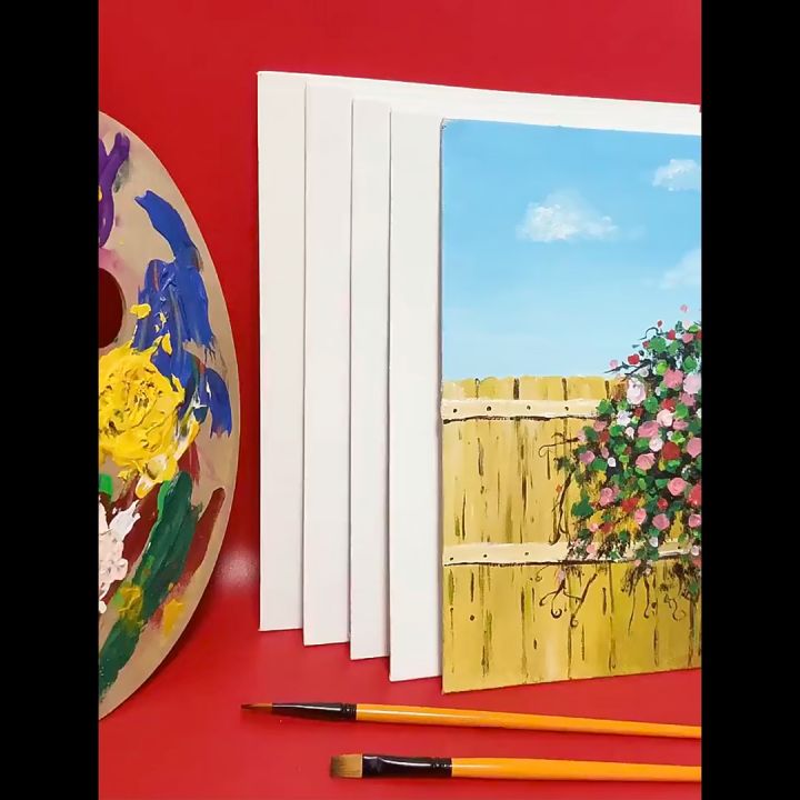 JIANTAI Canvas Board Painting Plain Cotton Painting Canvas Panels for ...
