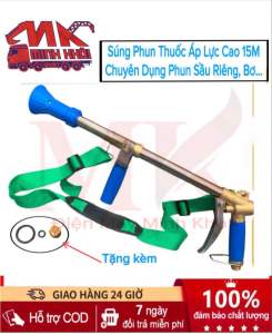 Súng Phun Thái Lan Áp Lực Cao Dài 60cm Chuyên Phun Sầu Riêng Bơ Các Loại Cây Cao Phun Xa Đến 15M