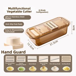 WANGMAZI | Stainless Steel Multi-functional Grater Slicer