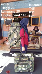 tas kendang rampak jaipong t70 1set tas kendang jaipong