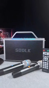 Sodlk S1115 Portable Power Bank Function Karaoke 140W Bluetooth Microphone Bluetooth Speaker