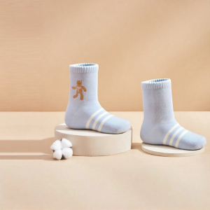 Purcotton | Antibacterial Mid-Calf Childrens Socks