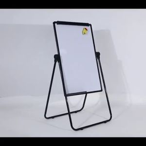 Magnetic Standing Double Whiteboard 90x60cm /Bulleting Board / Notice Board /U Shape Frame White Board