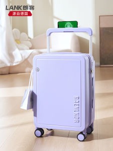 Fashionable Travel Suitcase 20 Inches Check-In Baggage Wide Pull Rod Womens New 2025 Small Travel Bag Hard Shell Zipper Closure