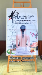 Tranh spa làm đẹp Tranh Spa dưỡng sinh hiểu những dấu hiệu tê bì nhức tráng gương treo tường SPQC55