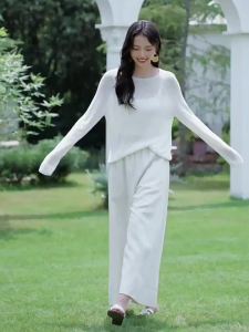 PEACEBIRD | Breathable Seamless Over-Shoulder Loose Cover-up