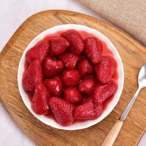 New Fresh Large Size Strawberry in Syrup Can