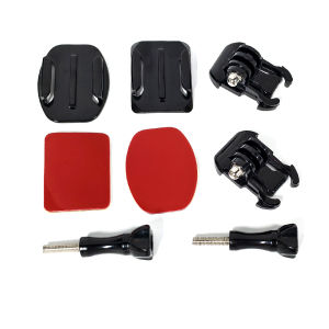 ฐานติดสติกเกอร์แบบโค้งและแบบแบน เหมาะสำหรับกล้อง Gopro Hero 13 12 11 10 9 8 7 6 Insta360 X5 X4 X3 และ DJI OSMO